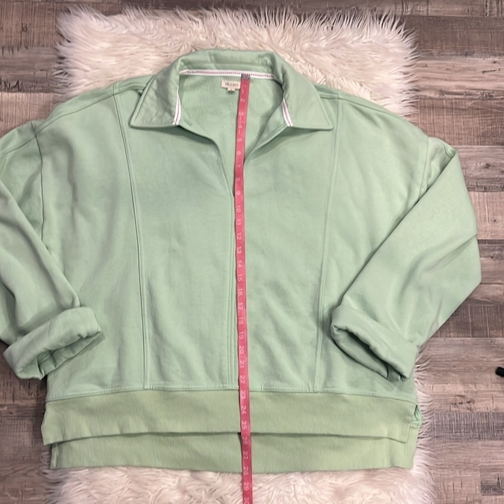 Anthropologie Pilcro Johnny Collar pullover sweatshirt XL - Picture 8 of 10
